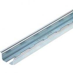 TS 35X15,2M,STEEL,SLOTTED